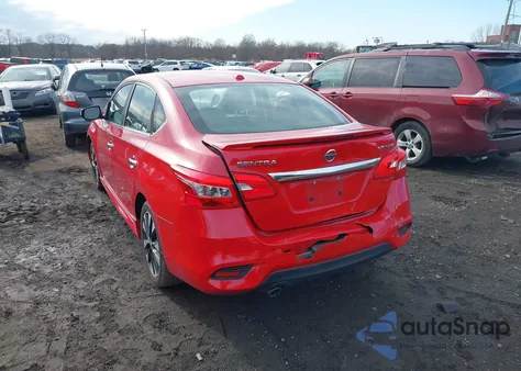2017 Nissan Sentra Sr Turbo z USA, uszkodzony, nr VIN 3N1CB7AP9HY221659